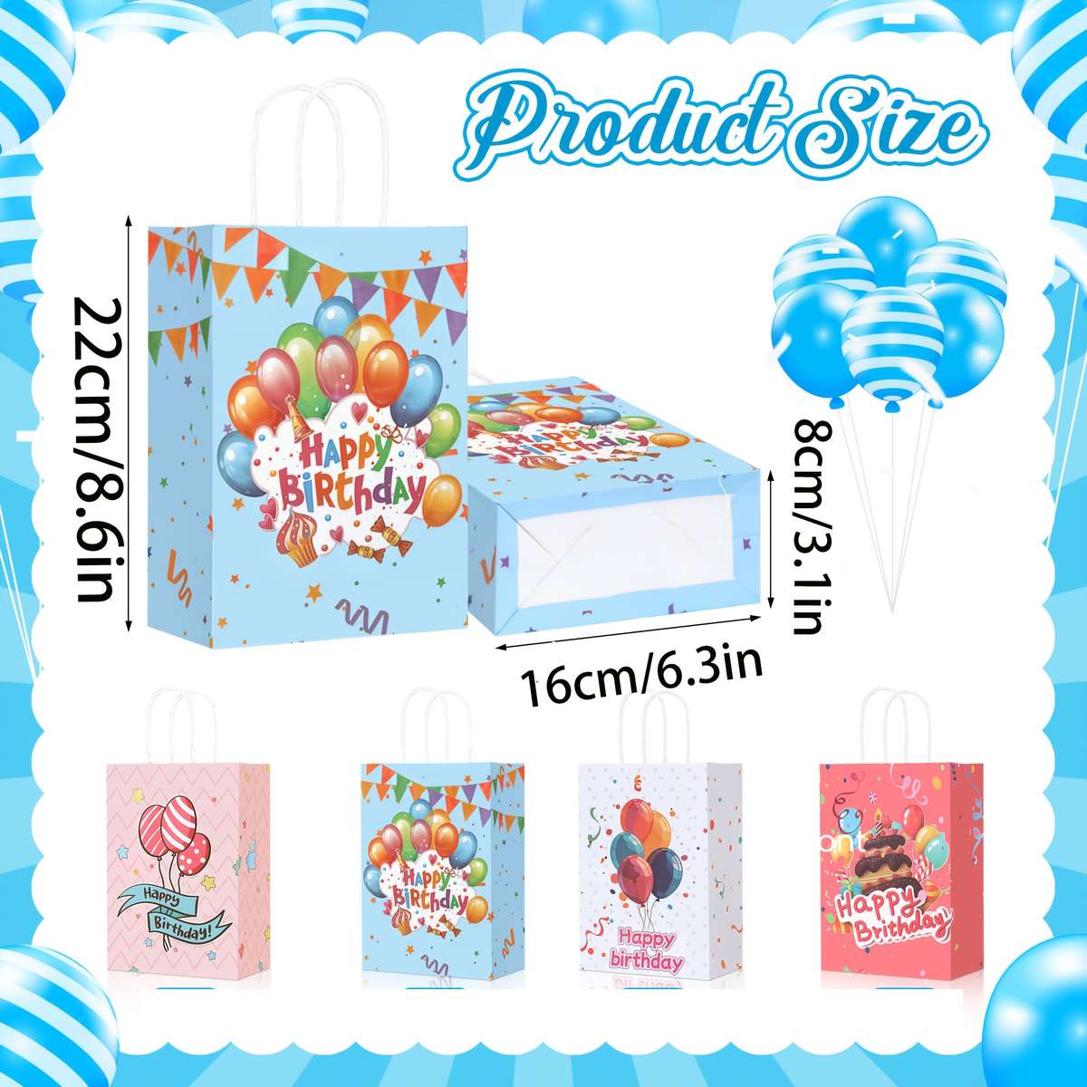 Gift Bags Color  Red  Quantity 24Pcs