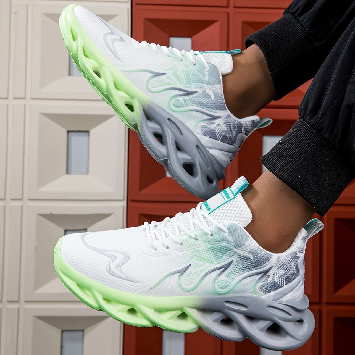 Sneakers Color Green Sizeuk 8