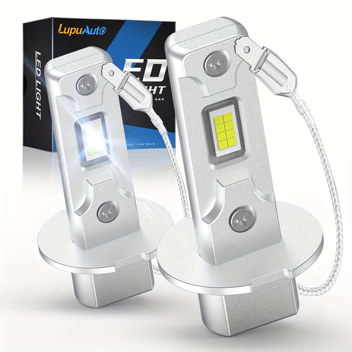 Car Lights Model 2Pcs H3 White Light