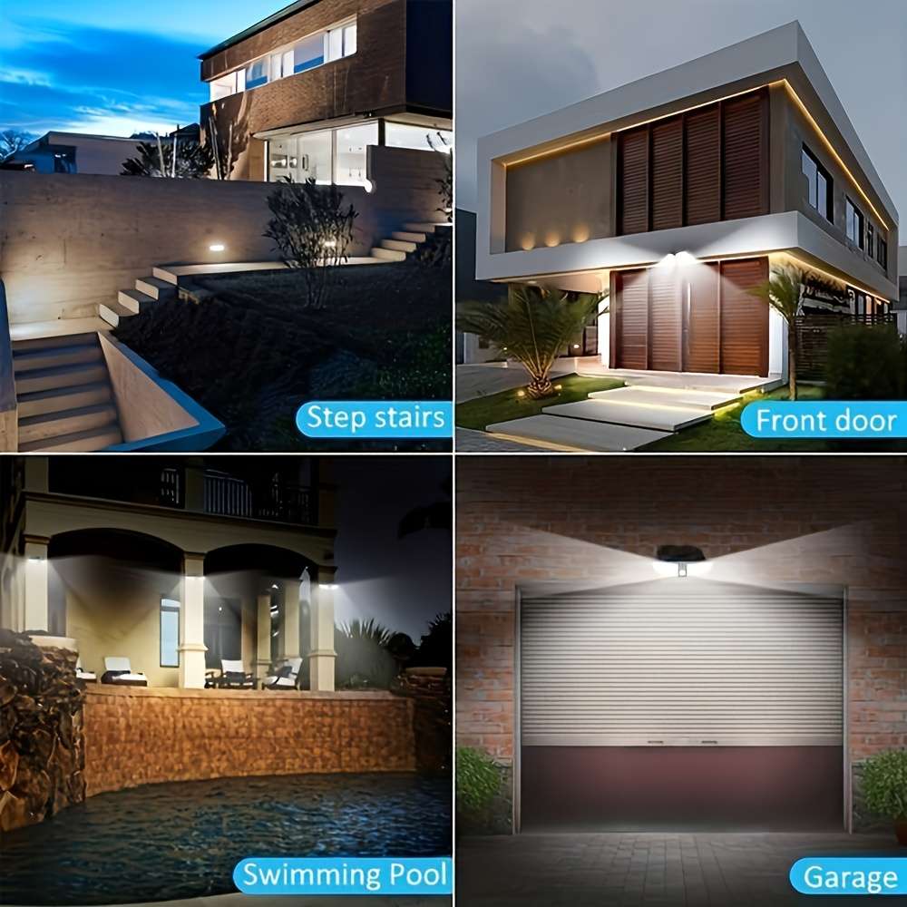 Solar Emergency Lights Color Warm Light Upgraded Version Model7Led
