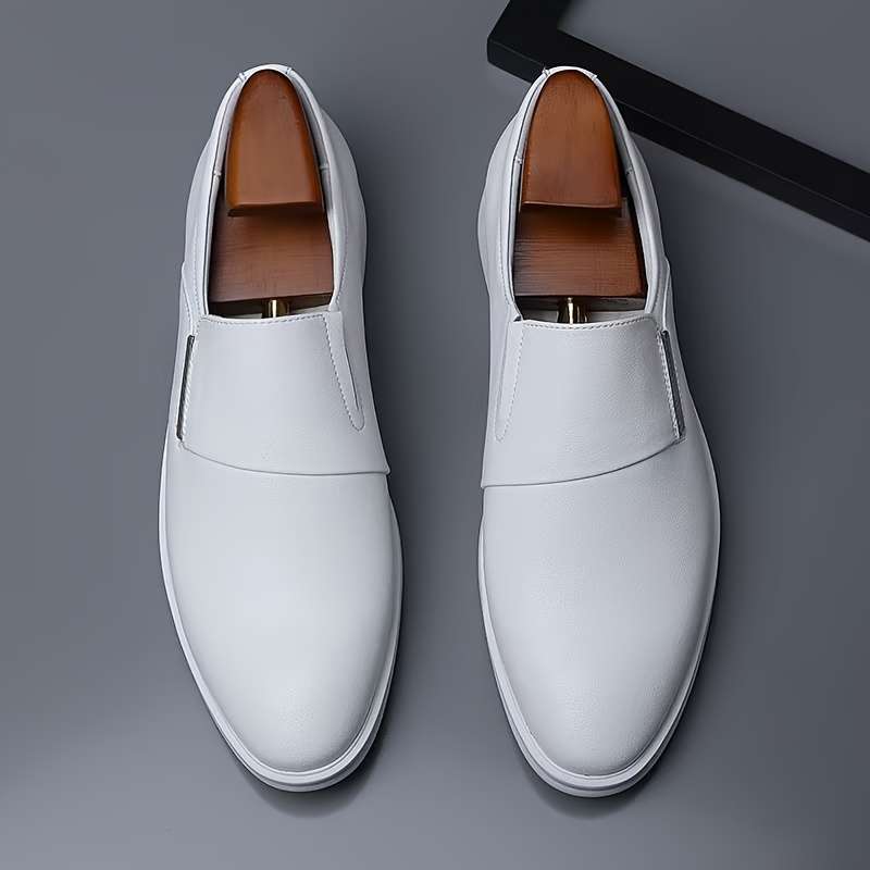 Mens Leather Shoes Color White Sizeuk 7.5