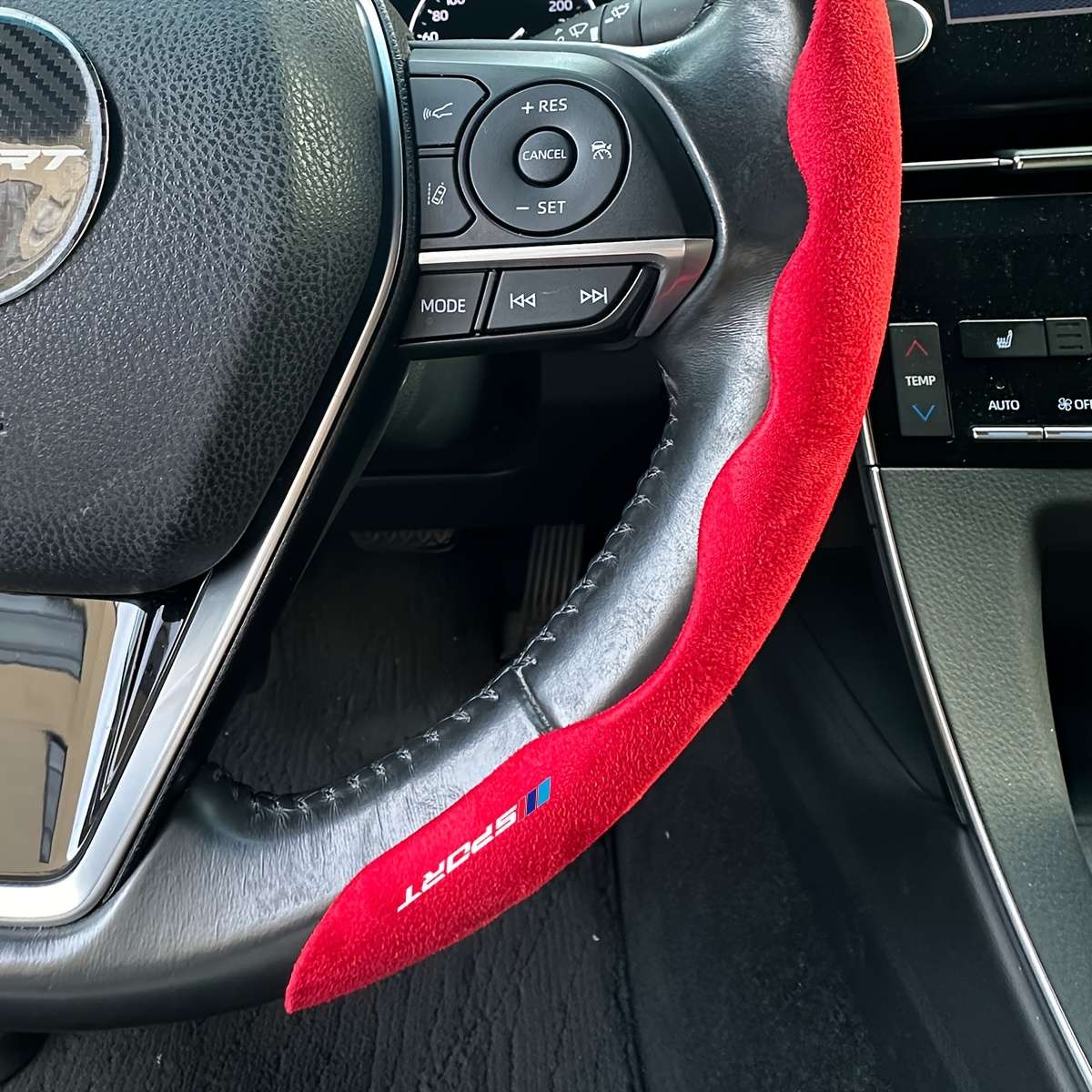 Car Steering Wheel Cover Red