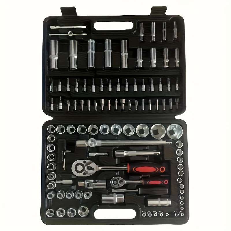 Screwdriver Bit Tool Set Color Regular Black 108 Piece Set Size 8521455625565