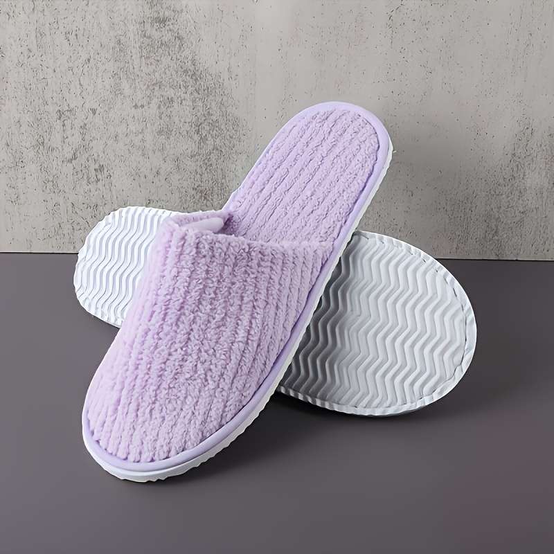 Cotton Slippers Color Violet Sizeuk 7