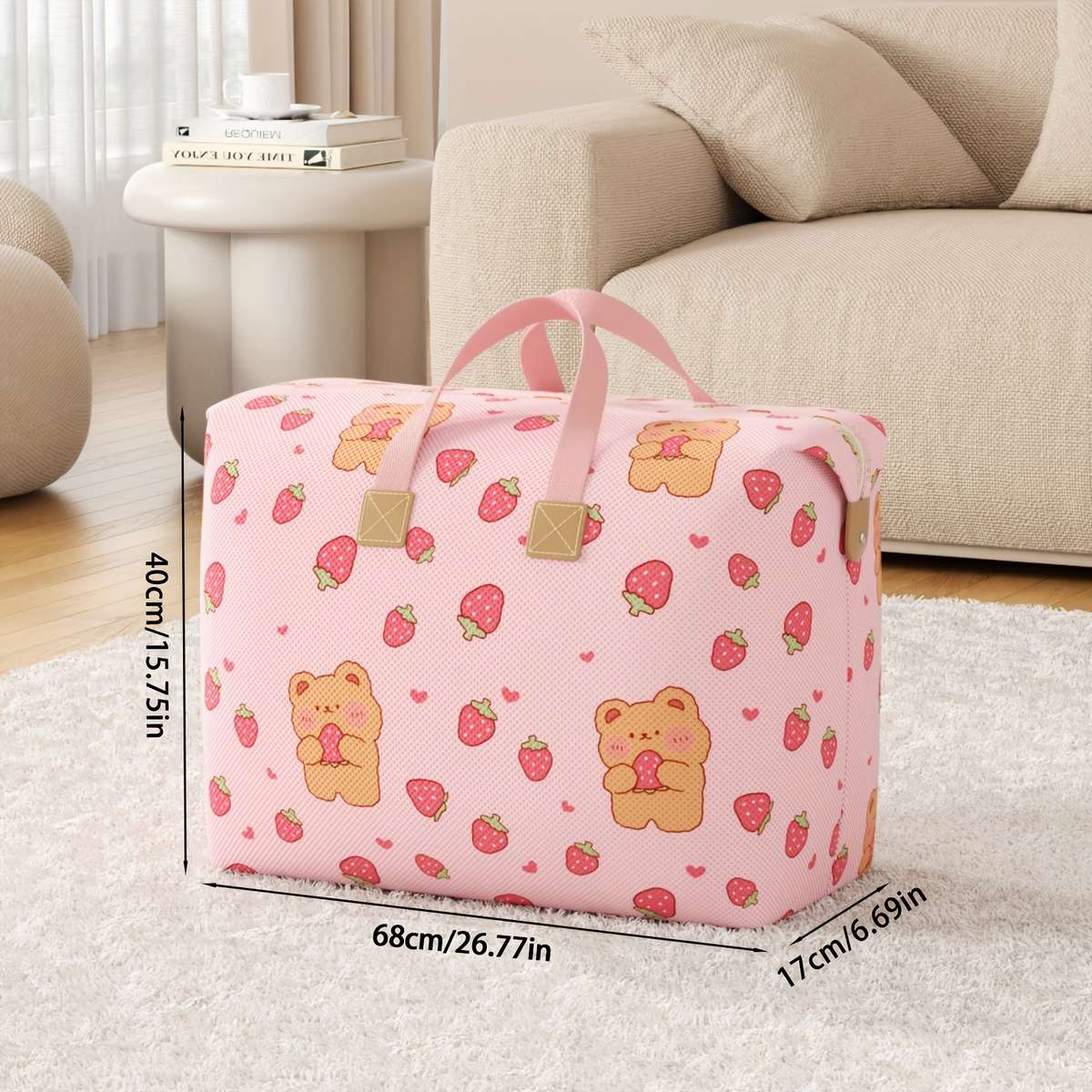 Youfen Large Capacity Pink Bear Organizer Size L