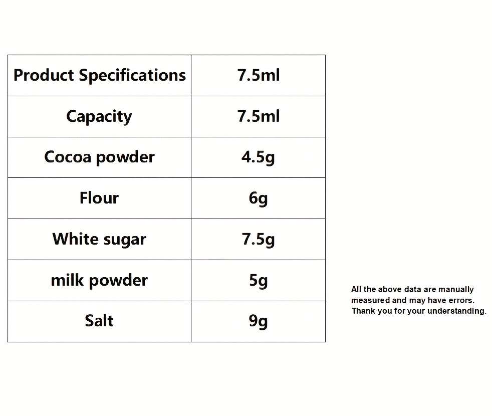 Kitchenware Items Largehole Measuring Spoon Capacity7.5Ml