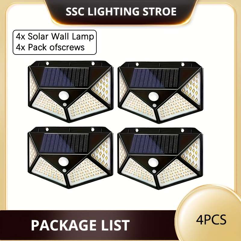 2pcs Outdoor Solar Light