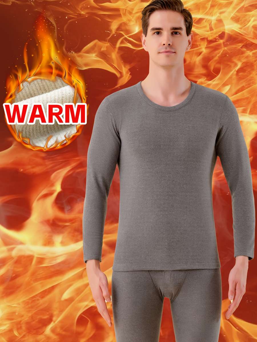 Thermal Underwear Color Grey Sizes