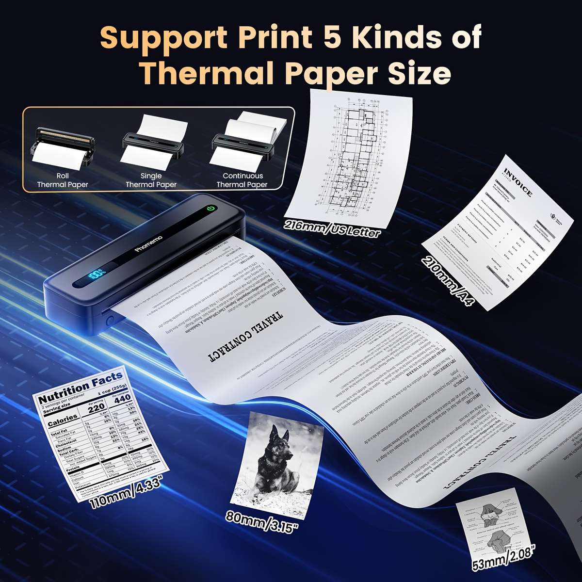 Printer Color Black M832 Pro