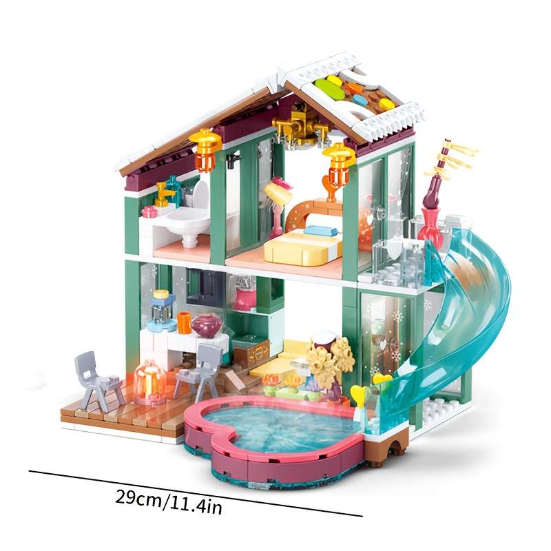 3D Building Model Puzzle Set Quantity 439Pcs