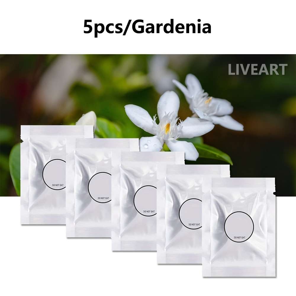 Car Aromatherapy Perfume Items 5Pcs Gardenia