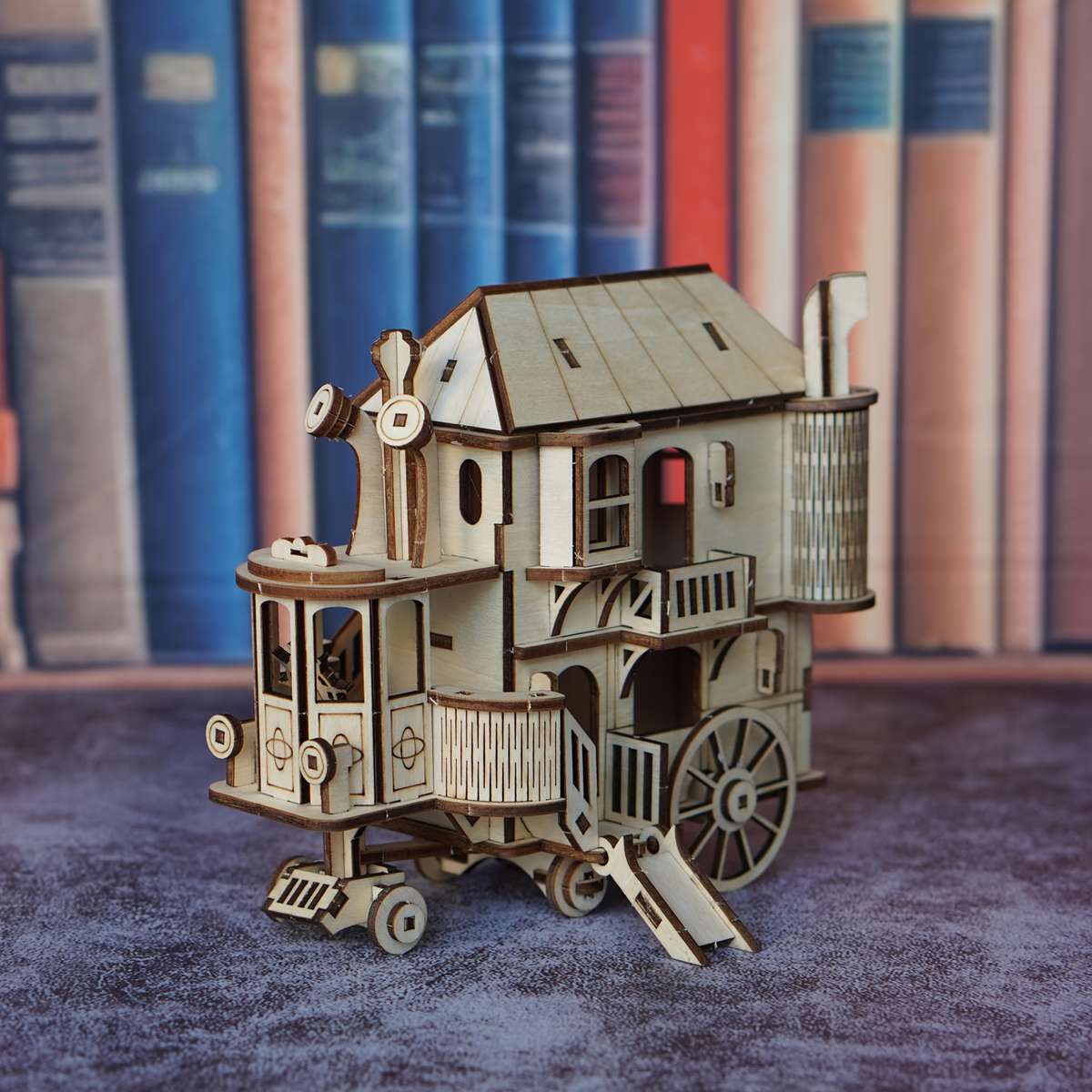 Building Toy Architectural Model Toy Set Color Yellow