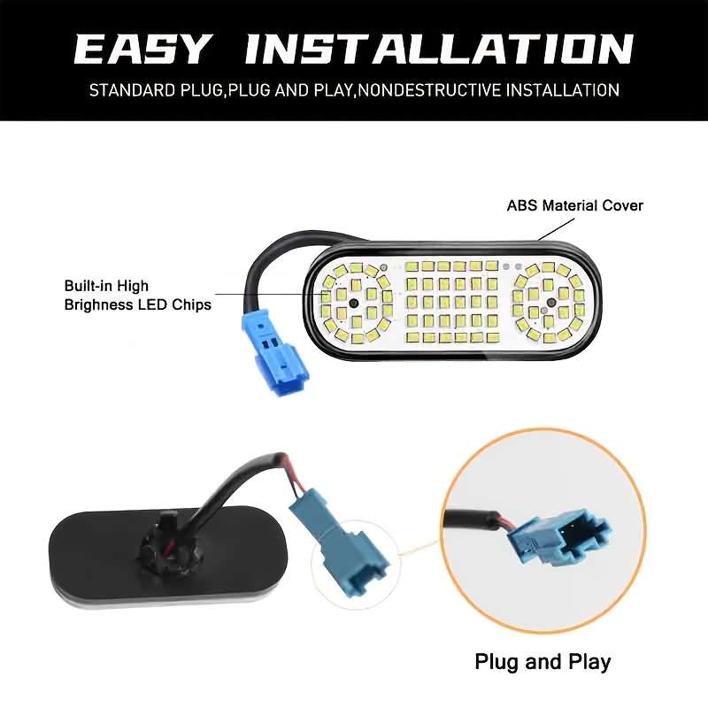 1pc LED Trunk Light for Tesla Model Y High Brightness Ambient Interior Cargo Area L