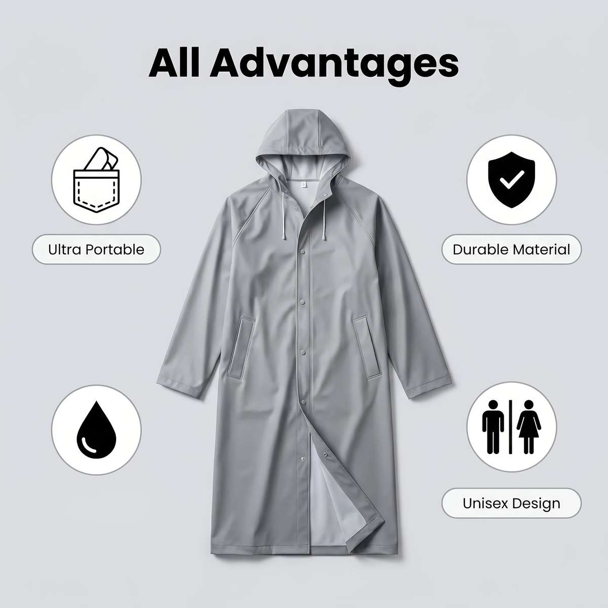 Raincoat White