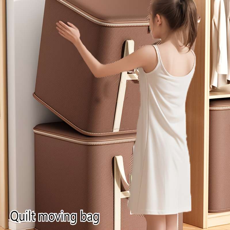 Storage Bag Color Khaki Extra Large 50*40 * 50 1 Pack