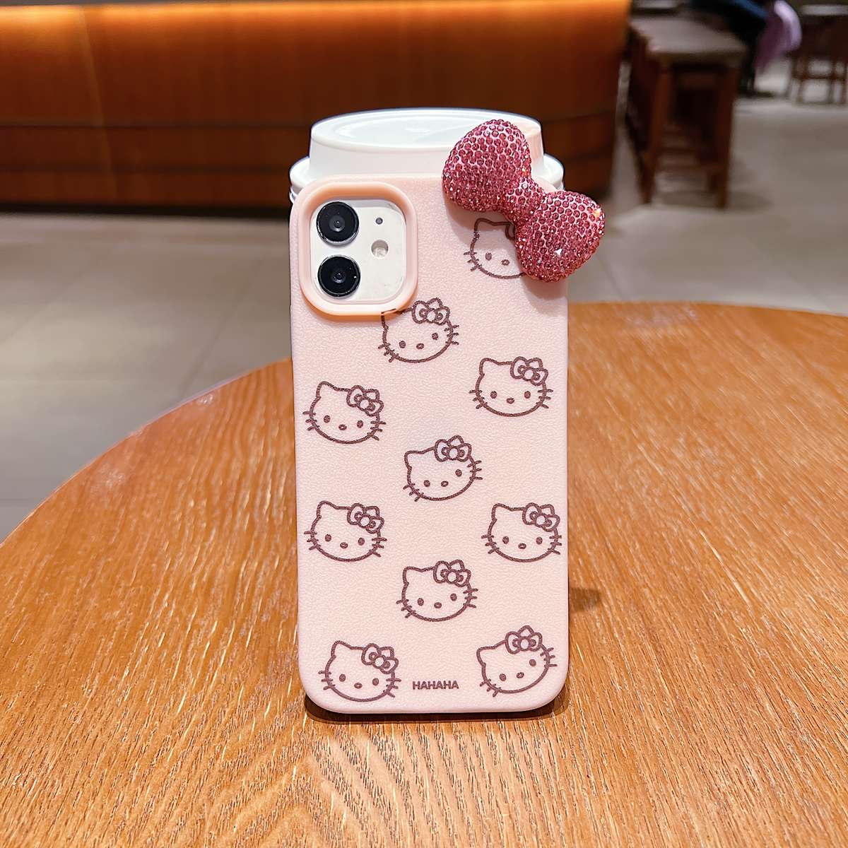 Pink Red Color For iPhone Phone Case