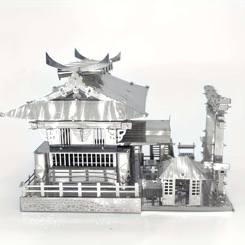 3D Building Model Puzzle Set Style Ly Castle