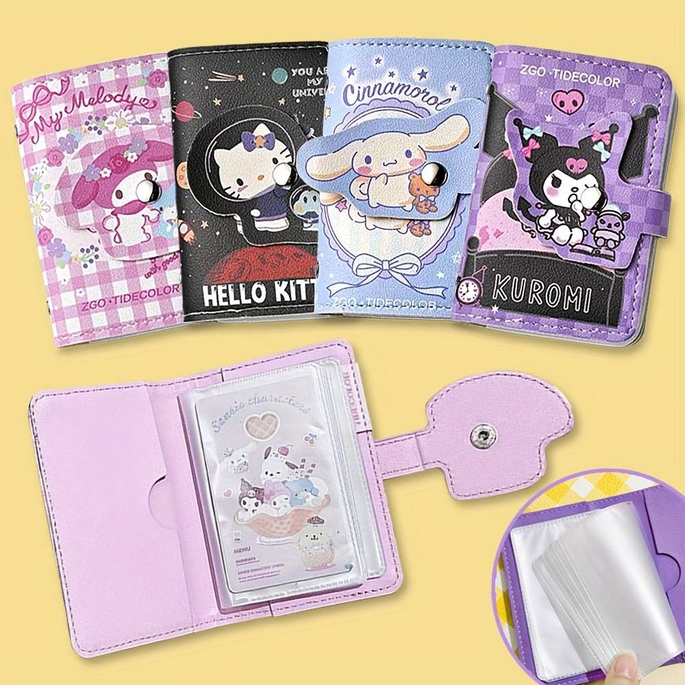 1pc Sanrio Women'S Multifunctional Card Holderfor Hello Kitty for Kuromi for Cinnamoroll Melody