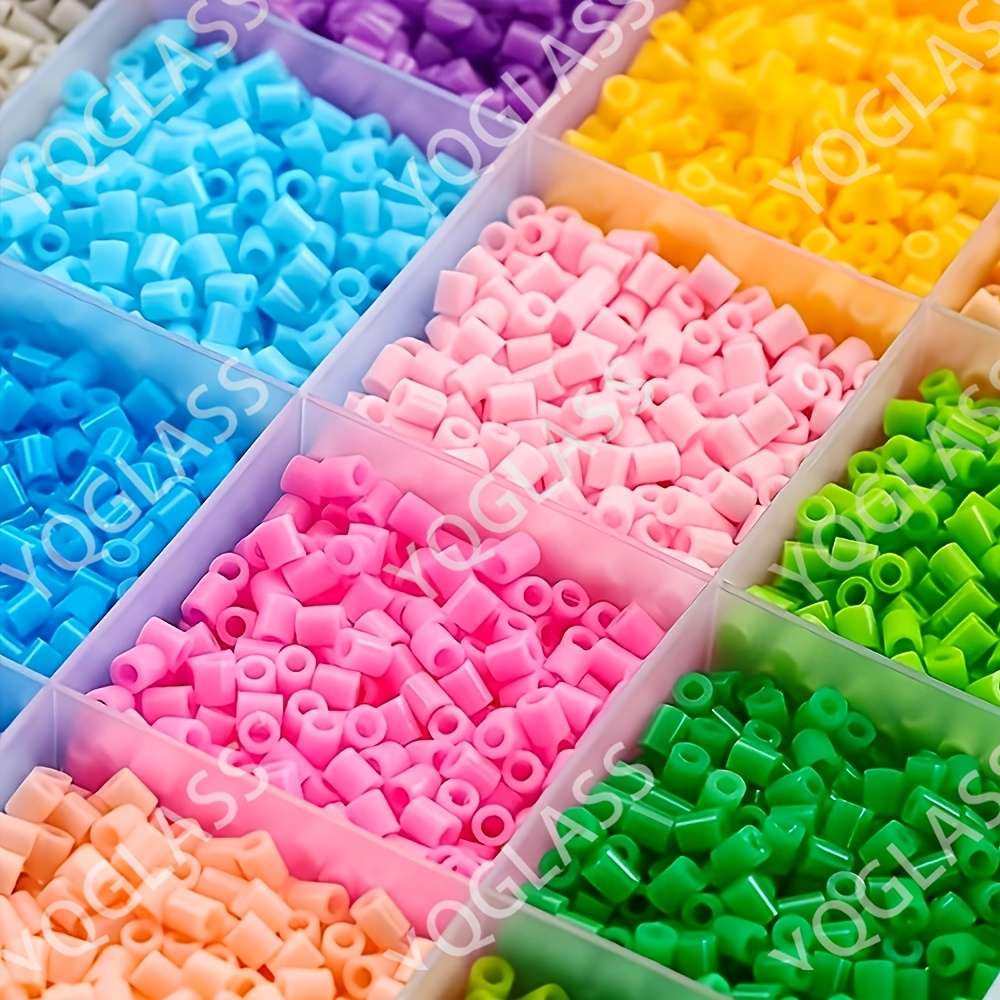 Perler Bead Set 96 Color Bean Paste 48000 Pieces