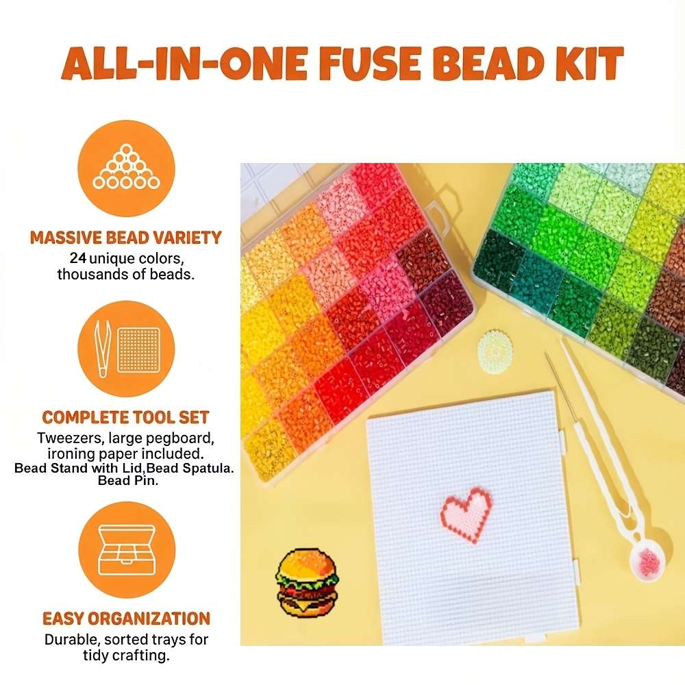 Perler Bead Set No.1234C  Tool Set 52000Pcs