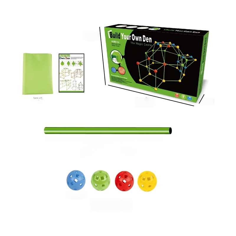 3D Building Model Puzzle Set Items Mix Colors