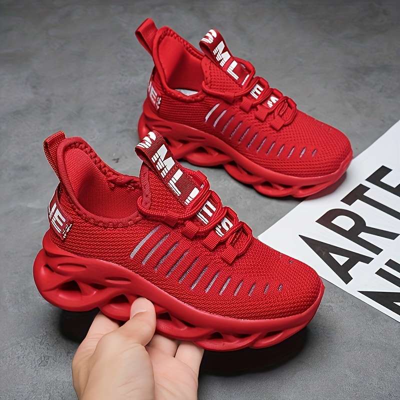 Sneakers Color Pink Red Sizeuk 3 Big Kid