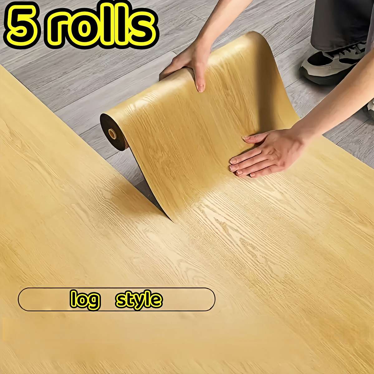 Self Adhesive Floor Stickers M5 5 Rolls 40.01Cm*118.In
