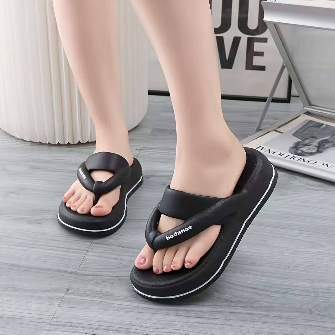 Ladies Summer Flip Flops White Uk 1.5-2