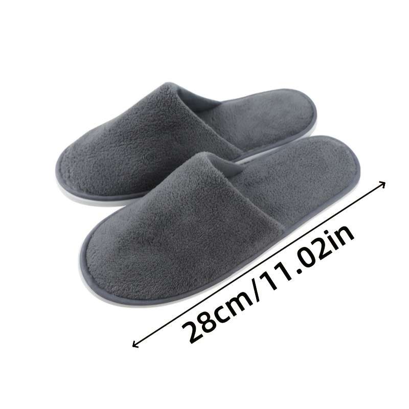 Cotton Slippers Color Grey Sizeone-Size