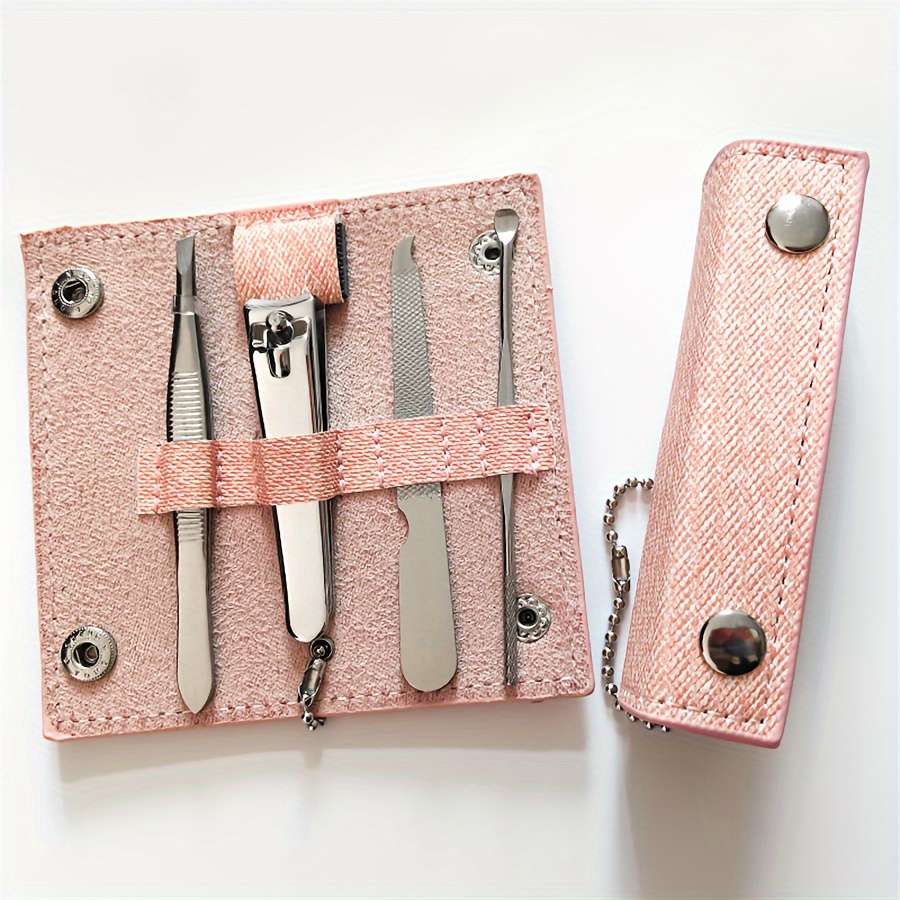 4pcs Carbon Steel Stainless Steel Beauty Tool Kit Hypoallergenic No Electricity or Battery Ne