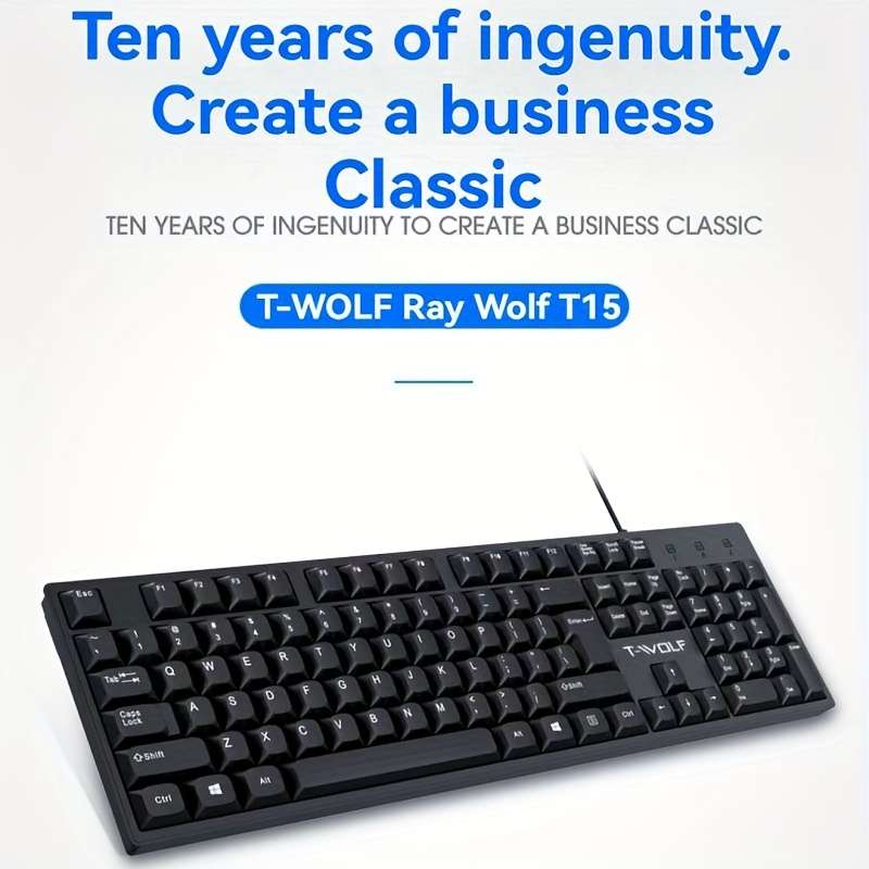 keyboard Items Black wired keyboard   single keyboard