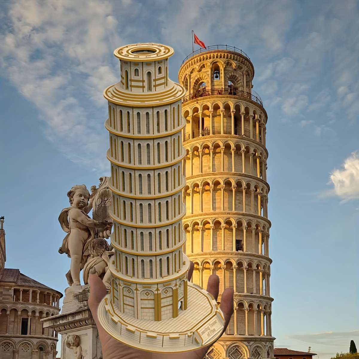 Building Toy Architectural Model Toy Set Model Leaning Tower Of Pisa