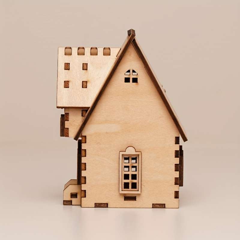 3D Building Model Puzzle Set