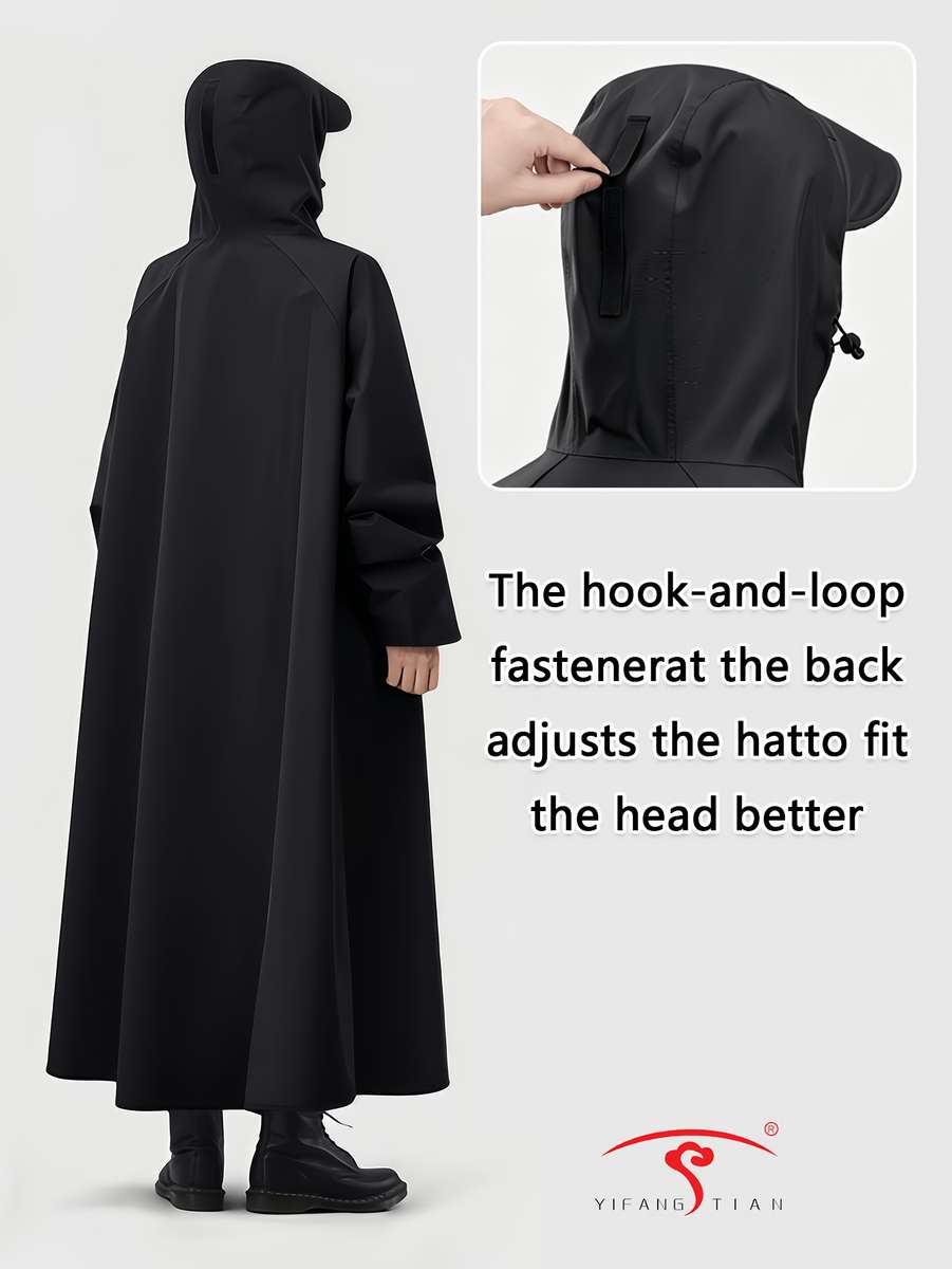 Raincoat Black Size Uk S