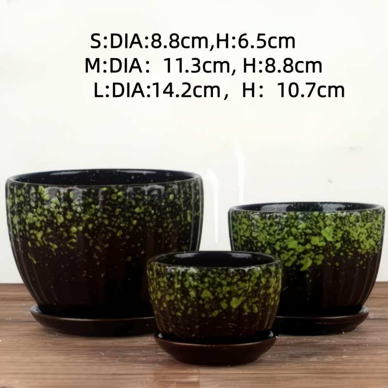 Flowerpot Color 3Pcs Flower Pots