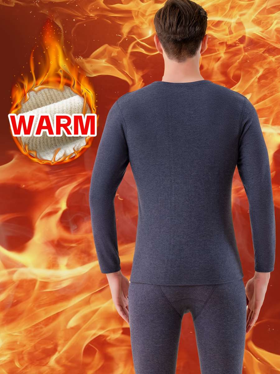 Thermal Underwear Color Grey Sizes