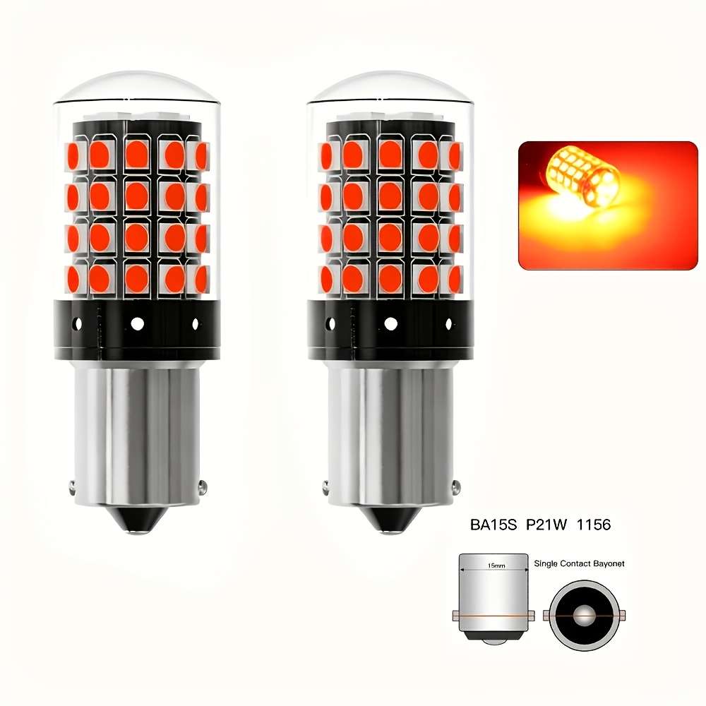 Car Lights Items 2Pcs Red 1157