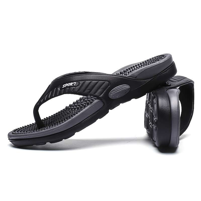 Men Slippers Summer Style Red Size Uk 7