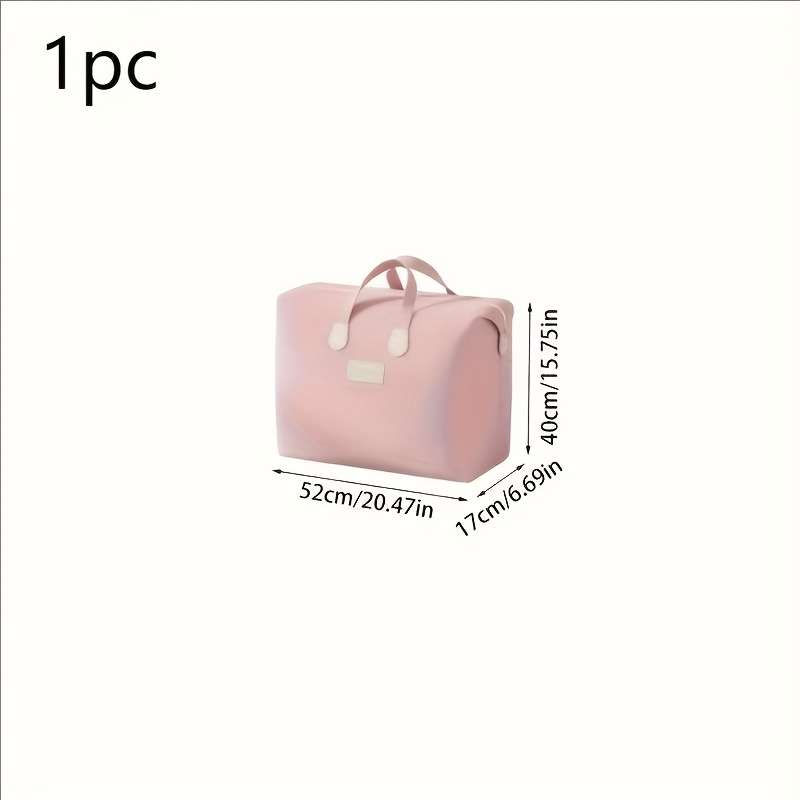 6Pcs Travel Bag Luggage Bag For Quilt Lotus Size M