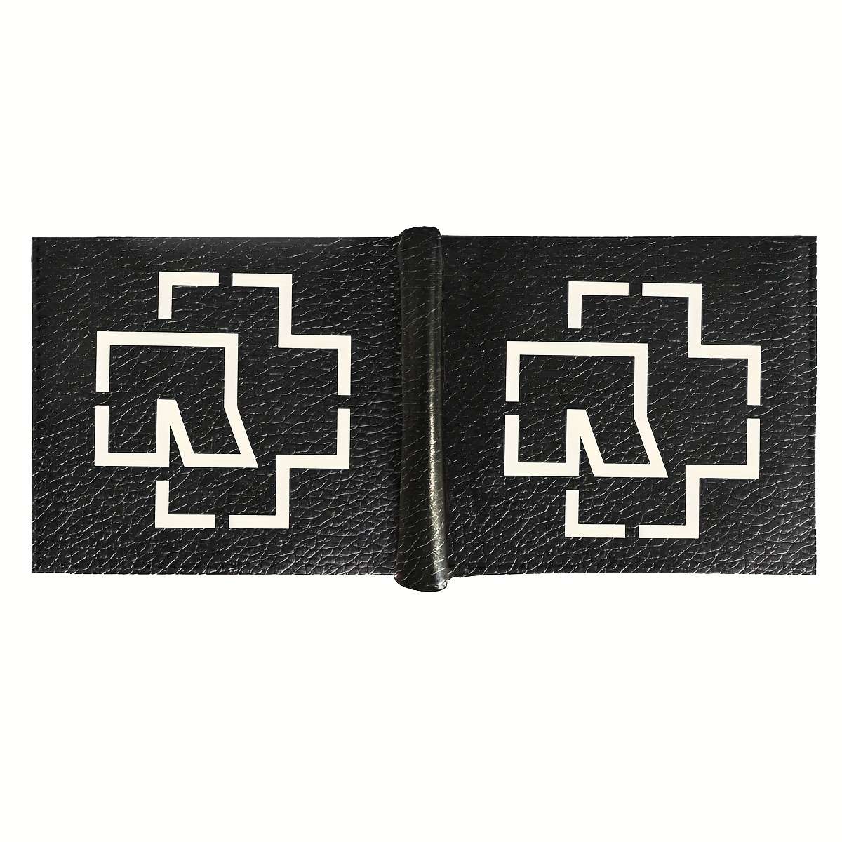Rammstein-Inspired Graphic Men'S Bifold Walletmultifunctional Coin Purse With Card Holde