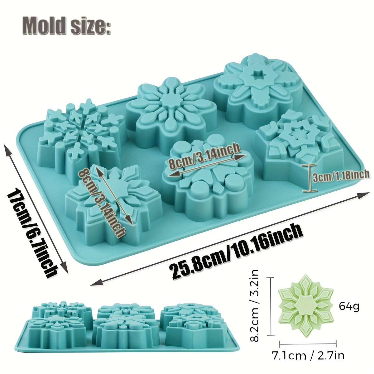 Suitable For Baking Molds Color Blue Quantity 1Pack