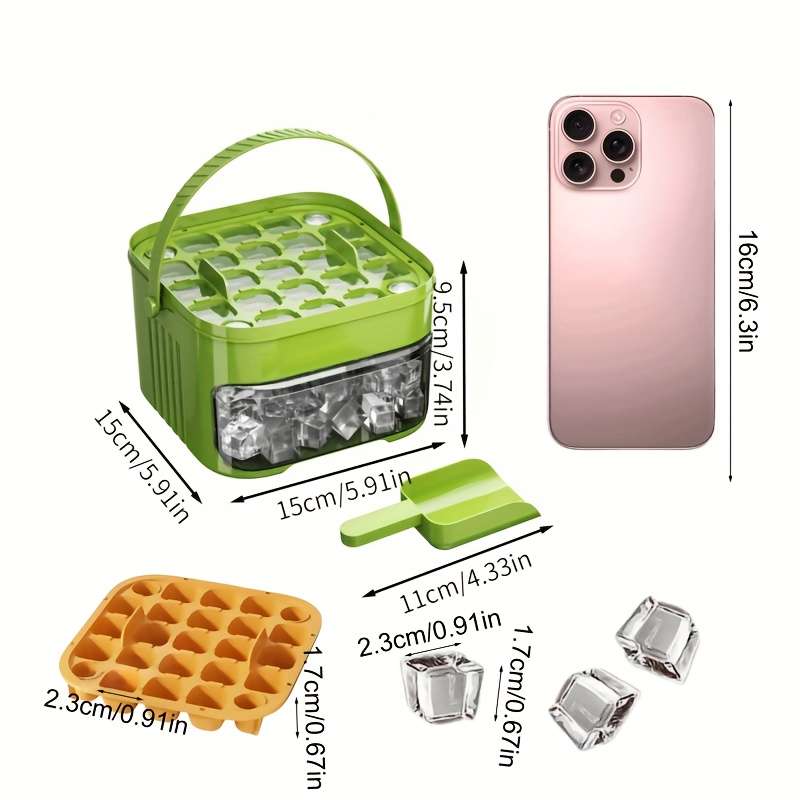 Ice Maker Color Ivory White Model25 Ice Trays For A Single Layer