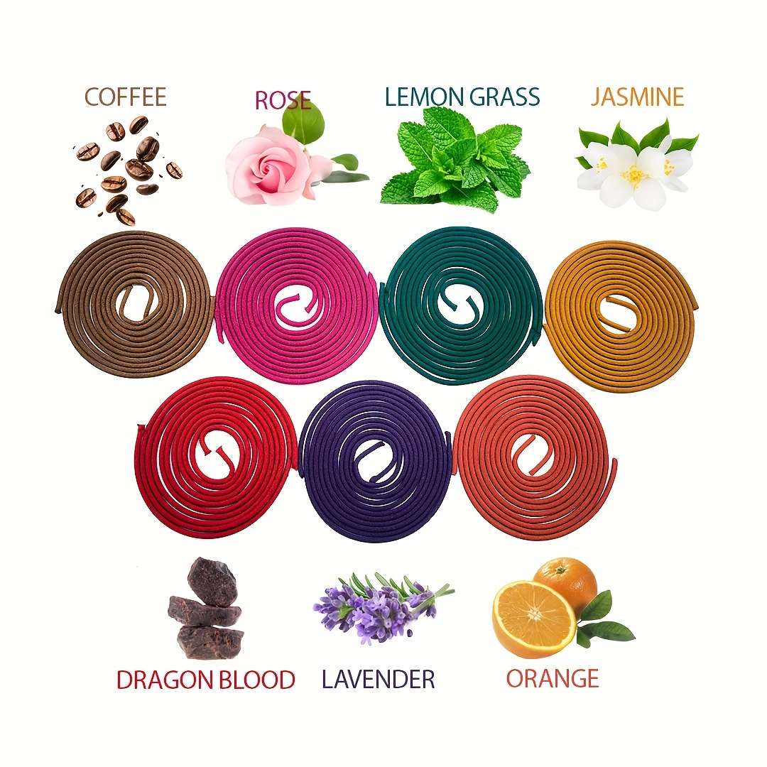 Incense Quantity 7 Scents Mixed 28 Tablets Add Base