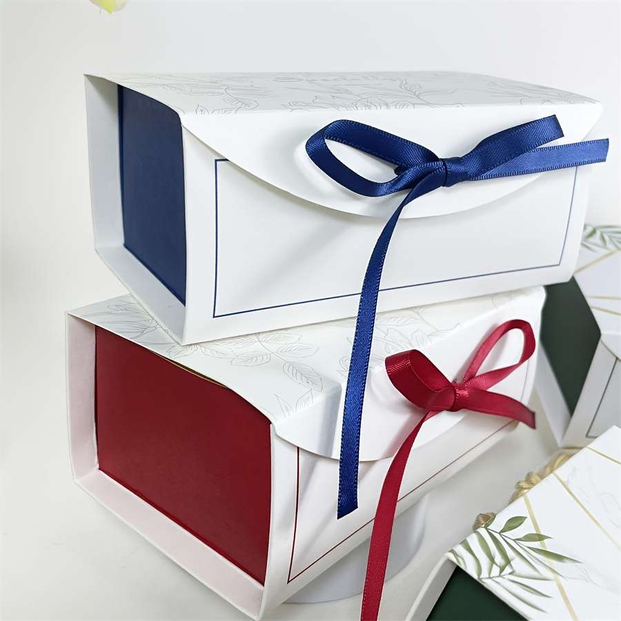 Christmas Gift Boxes Color Blue Model Small-24Pcs