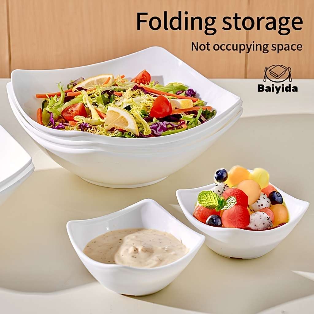 Bowl Items 6Pcs 2 Bowls  2 Plates  2 Spoons