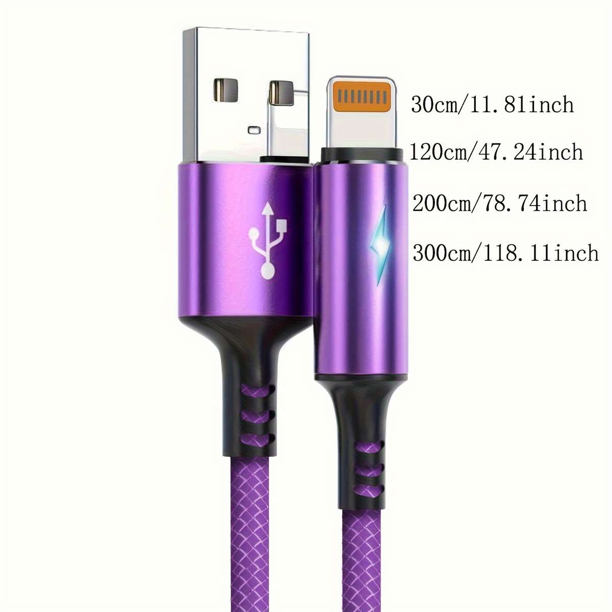 Charging Cable Color Red Size10Ft 3M