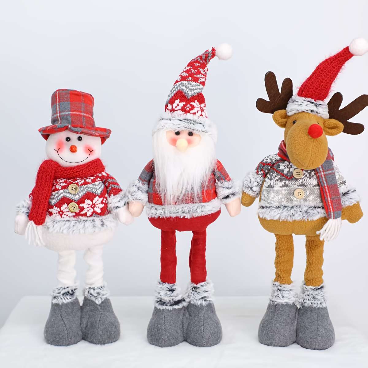 Christmas Decorations Color 3 Piece Set