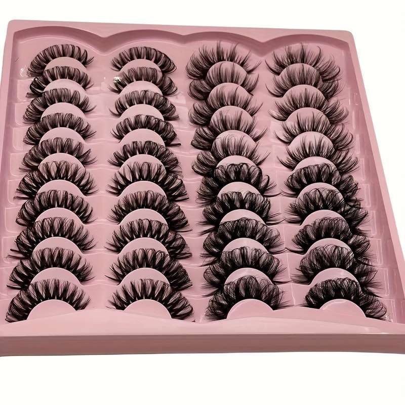 False Eyelashes Quantity 20 Pairs Of Mixed
