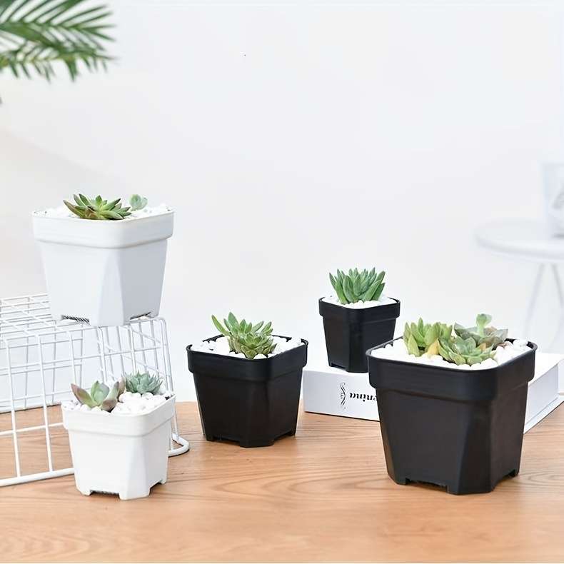 Flowerpot Color 2Pcs White