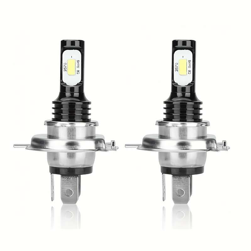 2pcs 9003 H4 HB2 LED Headlight Bulbs Kit 100W 70000LM Super Bright White Hi Lo Beam